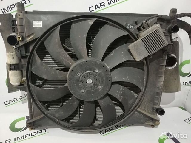 Мерседес ML W163 Вентилятор радиатора