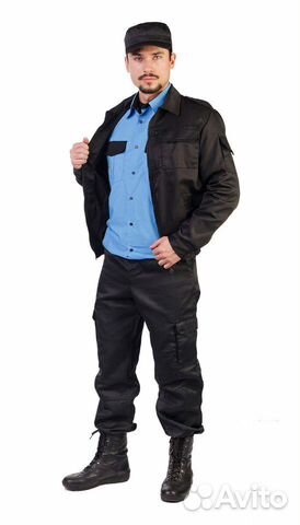 Костюм охранника чёрный Костюм охранника чёрный