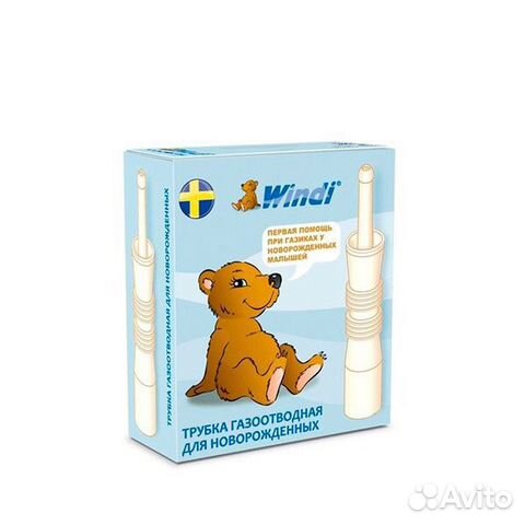 Газоотводная трубка для новорождённых Windi Газоотводная трубка для новорождённых Windi