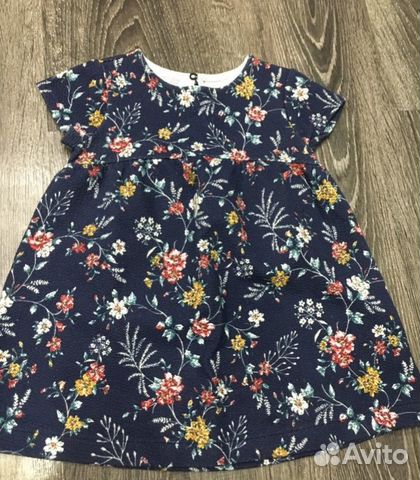 Платье Zara 12-18мес+колготки с сердцем