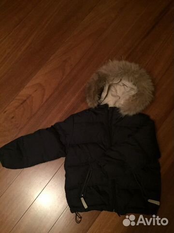 Куртка зимняя пуховая на мальчика 5-6 лет