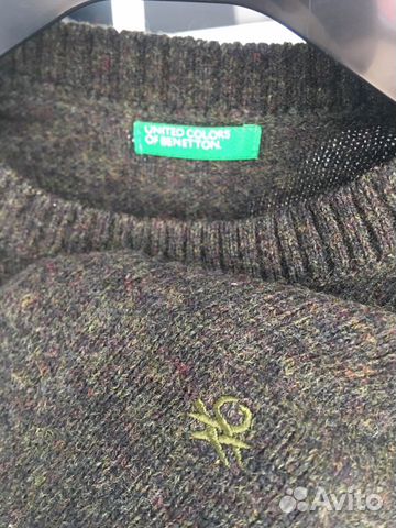 Свитер новый Benetton 100 шерсть