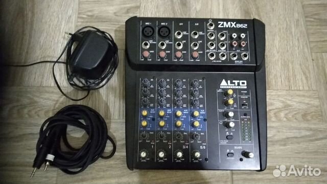 Микшерный пульт альто-alto ZMX862 Микшерный пульт альто-alto ZMX862