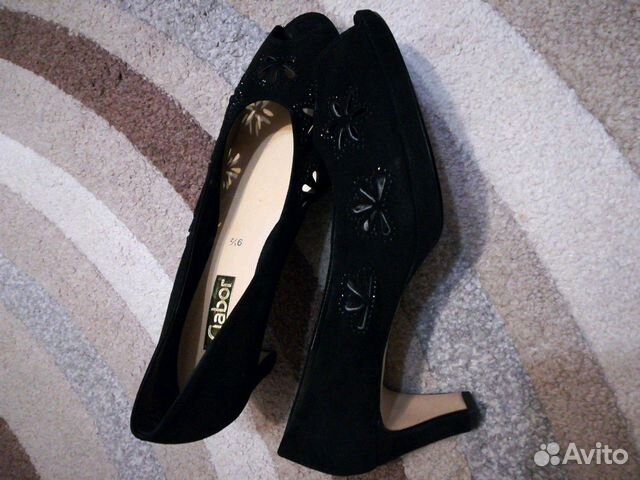 Туфли замшевые Gabor 9 1/2 43р 28,5 см Туфли замшевые Gabor 9 1/2 43р 28,5 см
