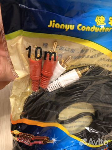 Межблочный кабель акустический тюльпан 2rca-2rca