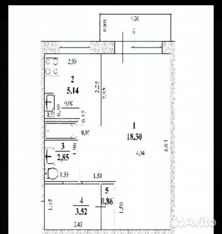 1-к квартира, 31 м², 4/5 эт. 1-к квартира, 31 м², 4/5 эт.