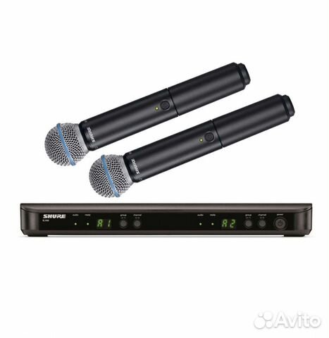 Shure BLX288E/B58 Вокальная радиосистема Shure BLX288E/B58 Вокальная радиосистема