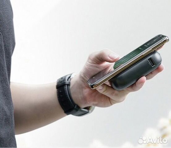 Powerbank с беспроводной зарядкой xiaomi
