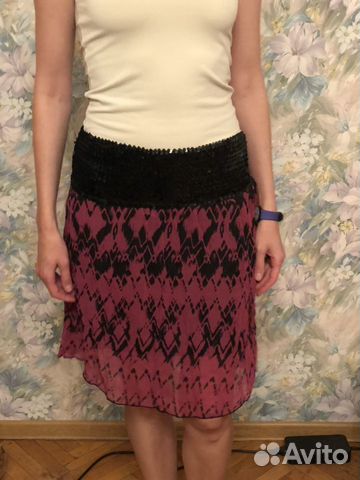 Юбка с пайетками Tally Wejl, p. S и топ