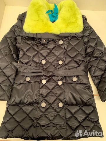 Новый зимний стёганный пуховик Odri lia 5-6 лет