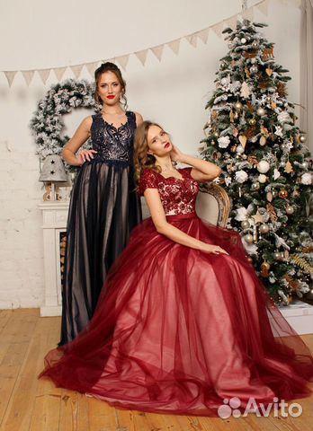 Пышное вечернее платье Пышное вечернее платье