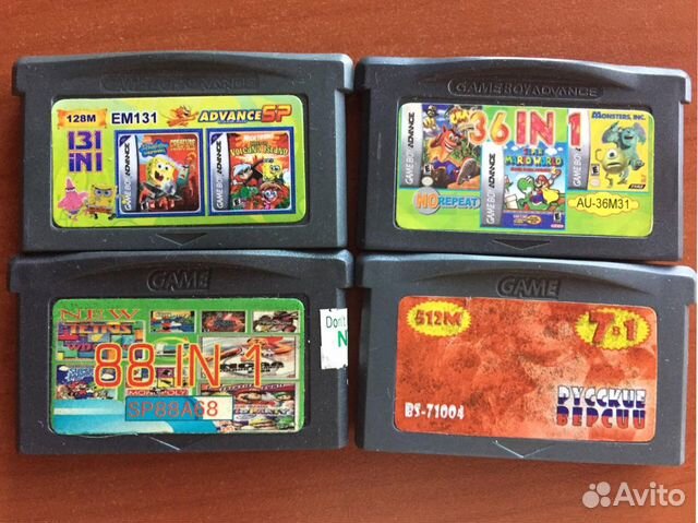 Игры Game Boy Advance(многоигровки)