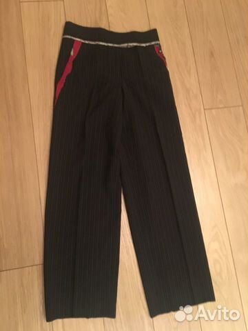 Брюки кюлоты Kenzo, p36, оригинал, шерсть 100 Брюки кюлоты Kenzo, p36, оригинал, шерсть 100