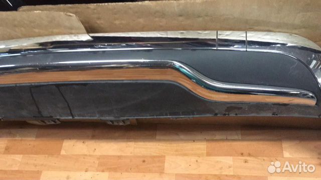 Юбка накладка заднего бампера Мерседес гл 166 Юбка накладка заднего бампера Мерседес гл 166