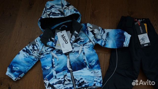 Новый зимний комплект Molo husky р-р 92