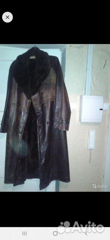 Пальто (шинель) натуральная кожа Пальто (шинель) натуральная кожа