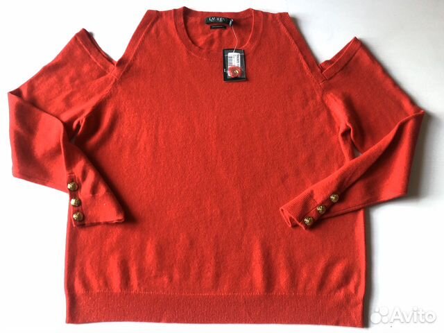 Красный кашемировый джемпер Ralph Lauren Красный кашемировый джемпер Ralph Lauren