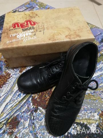 Кожаные туфли 35р на мальчика