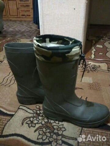 Сапоги рыбацкие лето с чулком зима