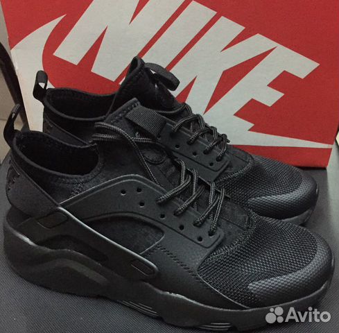 Nike air huarache ultra черные все размеры