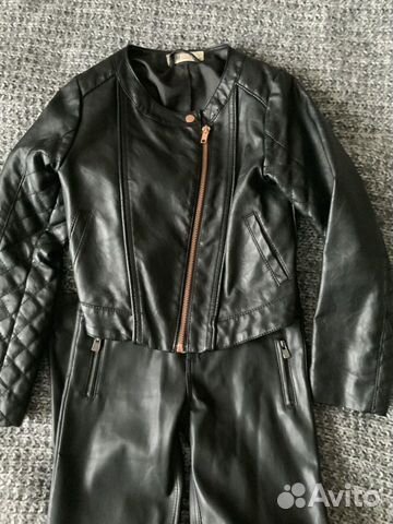 Брюки и косуха экокожа Zara H&M комплект Брюки и косуха экокожа Zara H&M комплект