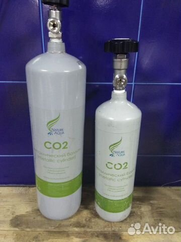 Баллоны "Nature Aqua" для подачи CO2 в аквариум купить на Зозу.ру - фотография № 1