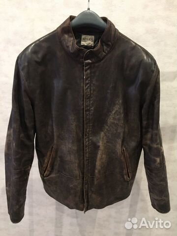 Кожаная куртка Armani Collezioni Кожаная куртка Armani Collezioni