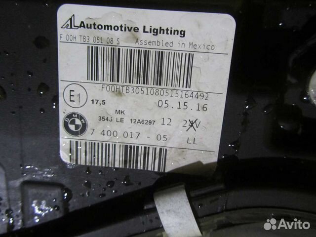 Фара левая BMW X3 F25 X4 F26 Ксенон 2014-2017 Фара левая BMW X3 F25 X4 F26 Ксенон 2014-2017