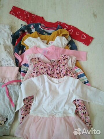 Одежда для девочки(пакетом) от 0 до 12 месяцев