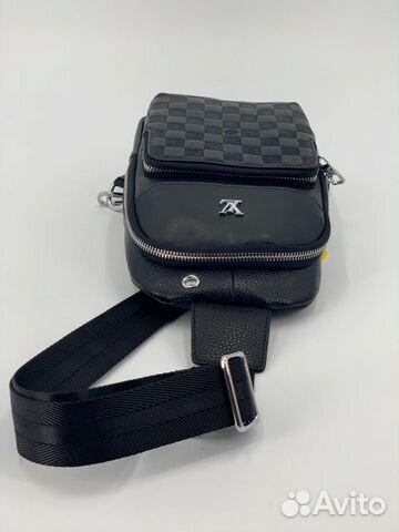 Новая мужская сумка через плечо кожа Louis Vuitton Новая мужская сумка через плечо кожа Louis Vuitton