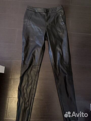 Леггинсы лосины брюки кожзам Zara Леггинсы лосины брюки кожзам Zara