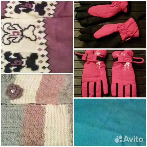 Шарфы перчатки