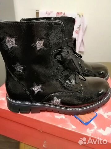 Ботинки, полусапожки демисезонные 34 размер новые Ботинки, полусапожки демисезонные 34 размер новые