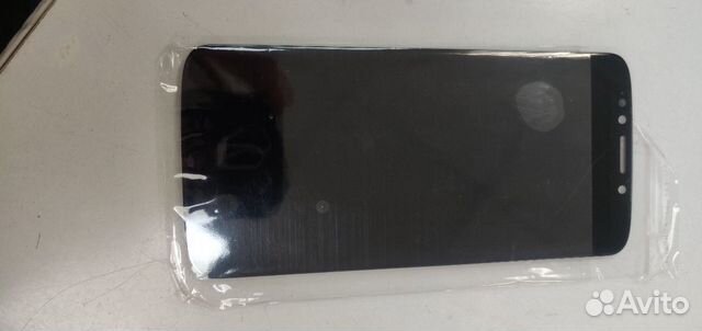 Дисплей Motorola E5 в сборе с тачскрином черный