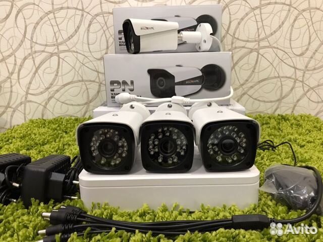 Видеонаблюдение - комплект IP-4 Видеонаблюдение - комплект IP-4