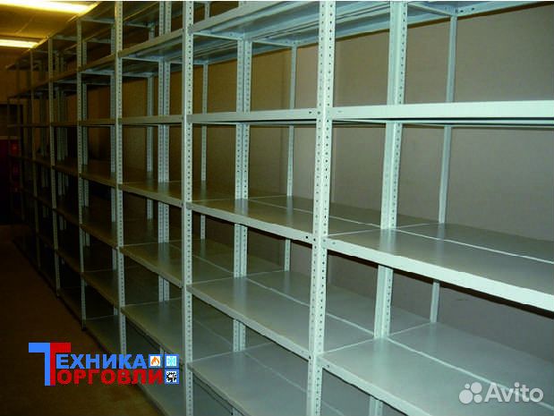 Стеллаж складской металлический архивный