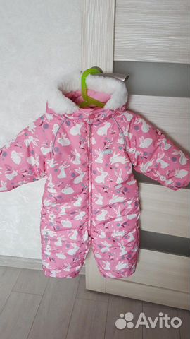Комбинезон зимний для девочки Зайчики Комбинезон зимний для девочки Зайчики