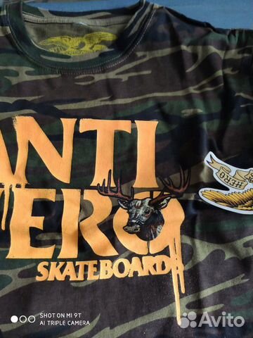 Antihero Skateboards футболка подростковая Antihero Skateboards футболка подростковая