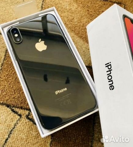 Телефон iPhone Х 256 гб без фейс на гарантии