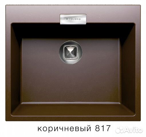 Кухонная мойка tolero loft TL-580 / Коричневый Кухонная мойка tolero loft TL-580 / Коричневый