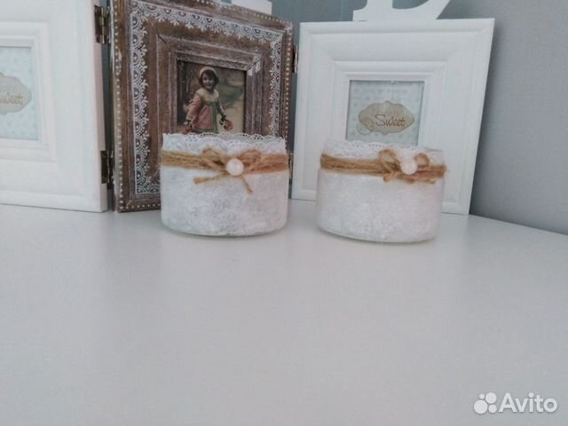 Декоративные баночки-подсвечники Декоративные баночки-подсвечники