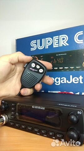 Megajet MJ-3031M Turbo рация дальнобойщиков
