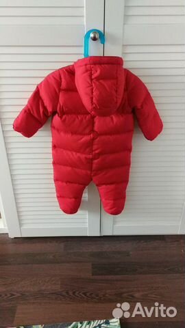 Зимний комбинезон на пуху Ralph Lauren до 6 мес