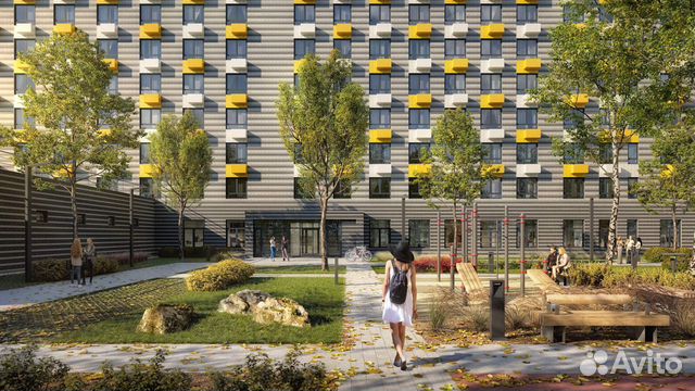 2-к квартира, 65.6 м², 2/22 эт.