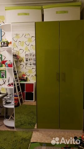 Шкаф+ книжные шкафчики
