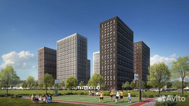 1-к квартира, 42.2 м², 22/25 эт. 1-к квартира, 42.2 м², 22/25 эт.
