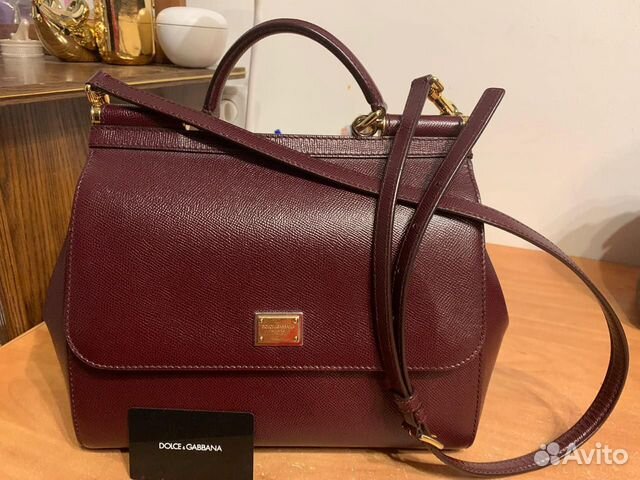 Сумка Dolce & Gabbana из натуральной кожи Сумка Dolce & Gabbana из натуральной кожи