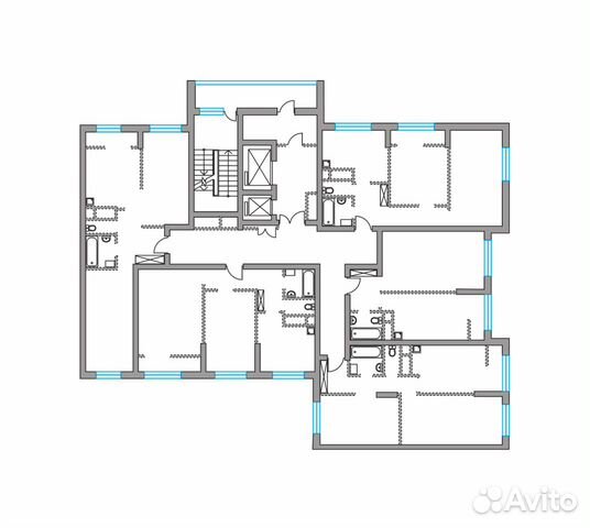 2-к квартира, 53.2 м², 17/24 эт.