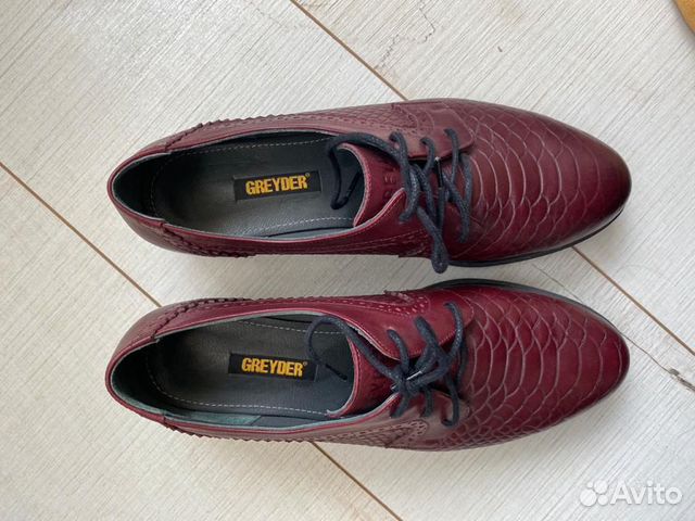 Бордовые кожаные туфли ботинки Бордовые кожаные туфли ботинки