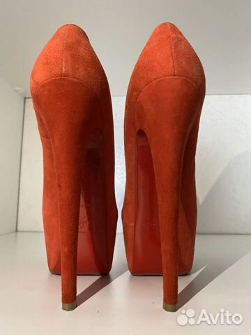 Christian Louboutin daffodil,коралловые, замша Christian Louboutin daffodil,коралловые, замша
